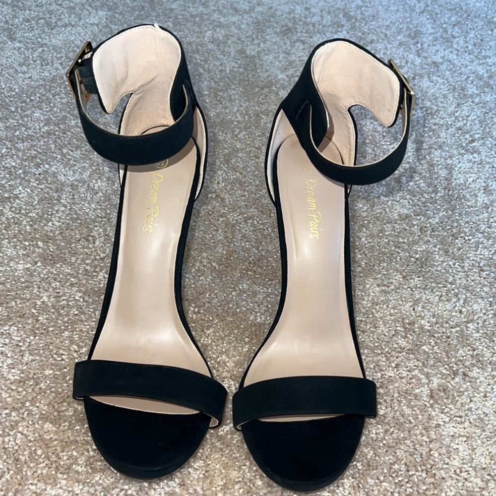 Dream Pairs Elegantee Stiletto Stylish Dress Pump, BLACK/ 8.5